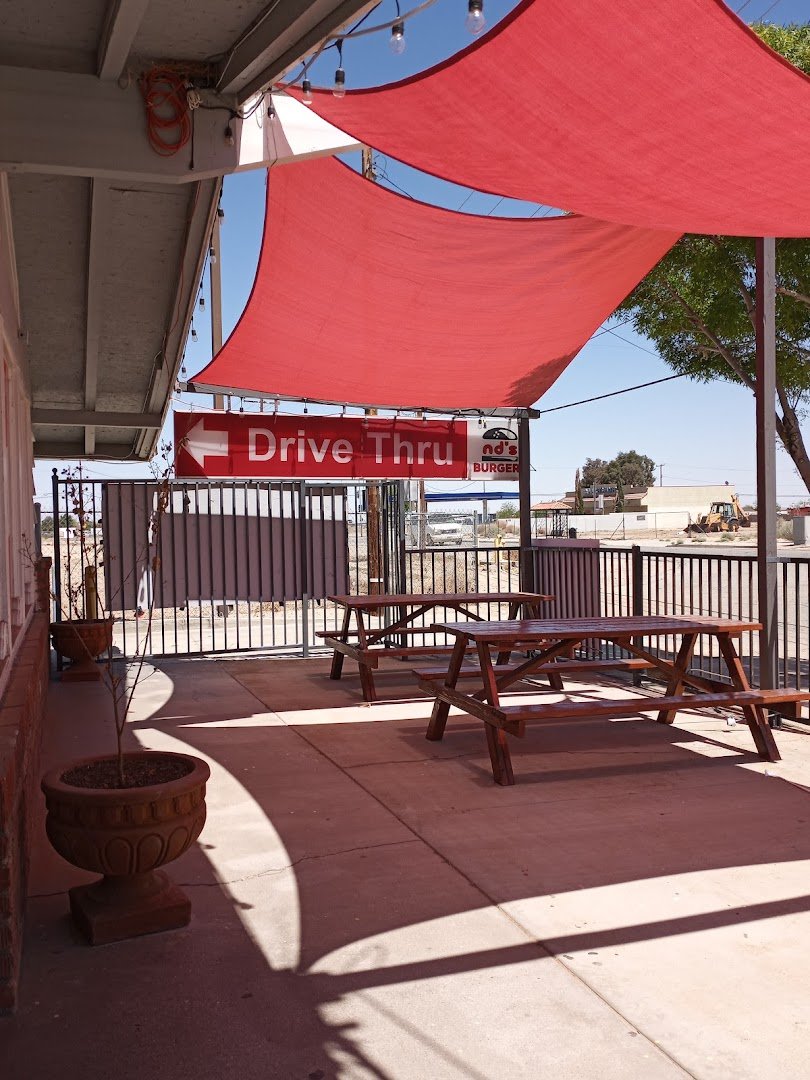 Casual restaurant seating inside.