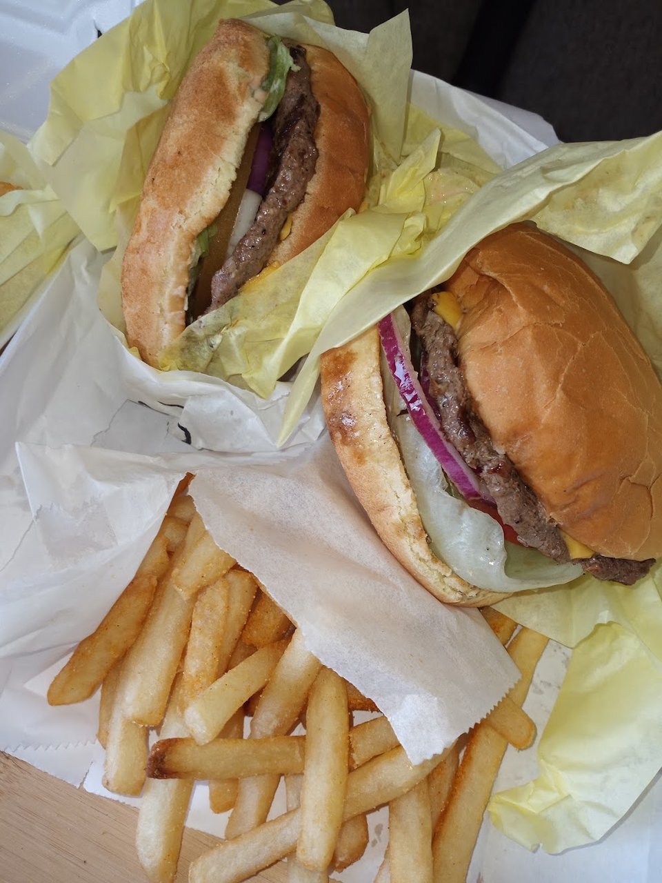 Burgers and French Fries